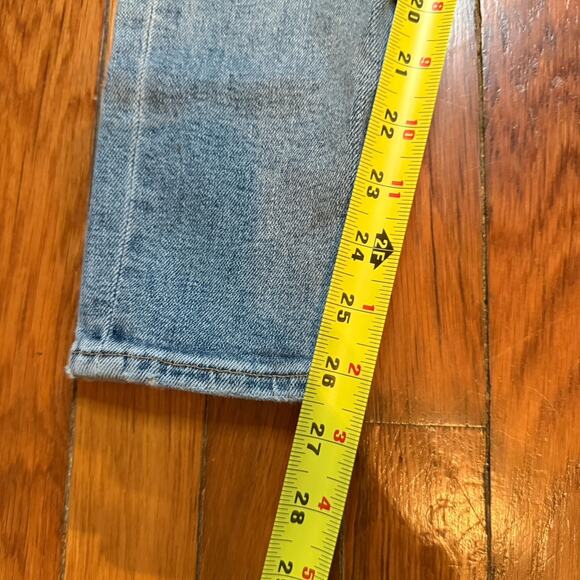 Agolde Sophie High Rise Skinny Distressed Jeans Size 28 Stretch - Picture 7 of 10